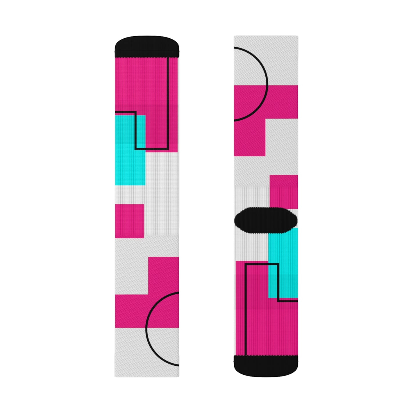 Tetris Style Sublimation Socks