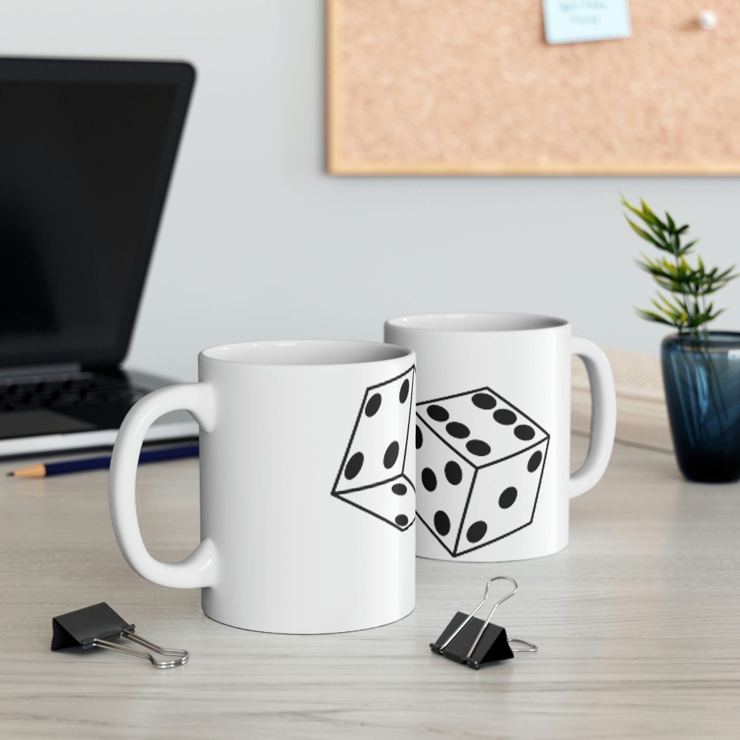 Dice Roll Ceramic Mug 11oz