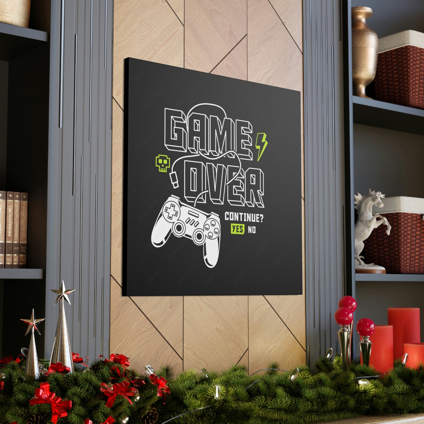 Game Over Canvas Gallery Wraps