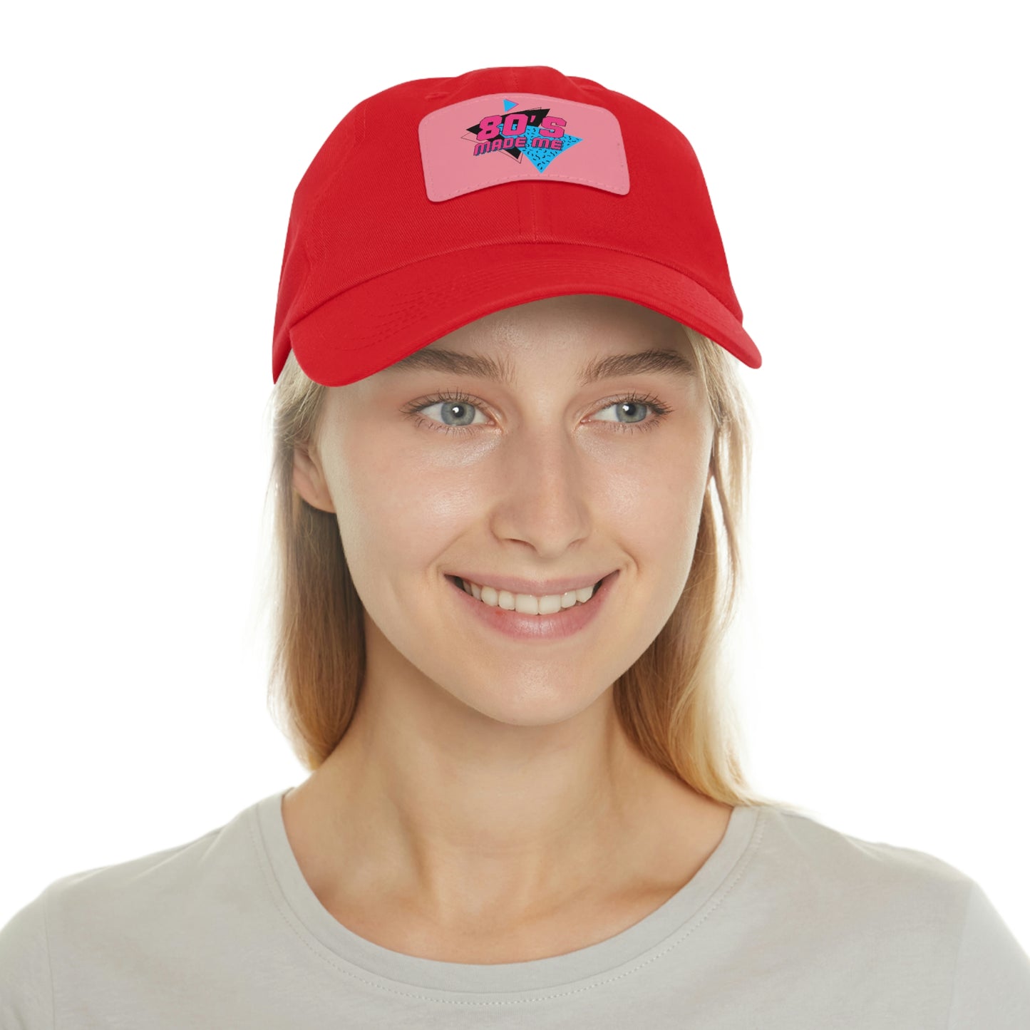 80s Made Me Dad Hat with Leather Patch