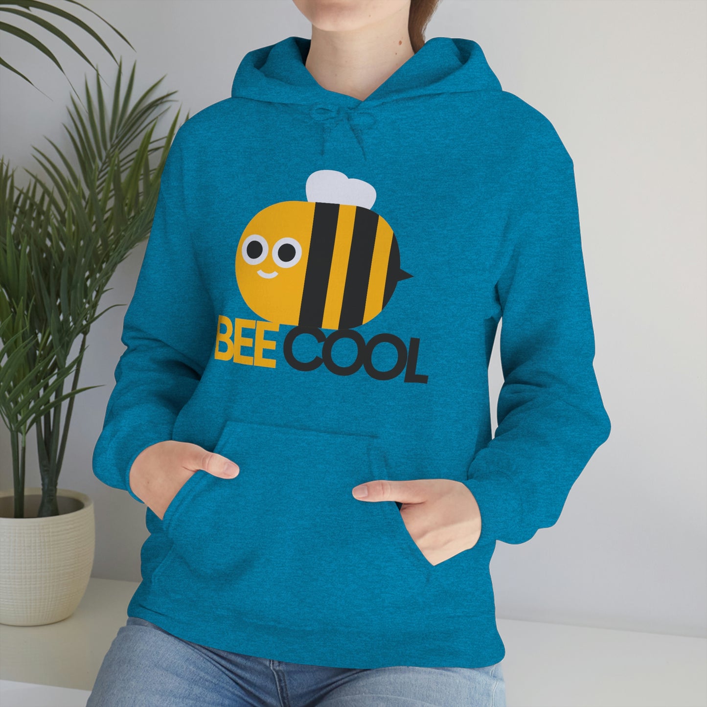 Bee Cool Unisex Hooded Sweatshirt