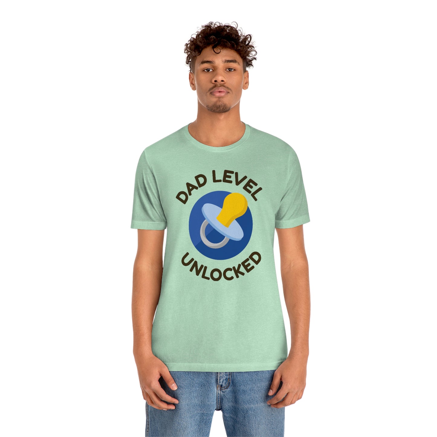 Dad Level Unlocked Unisex Jersey Short Sleeve Tee