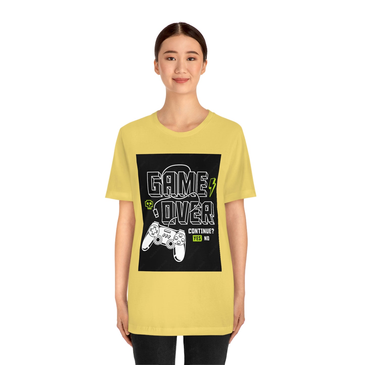 Game Over Unisex Jersey Short Sleeve Tee