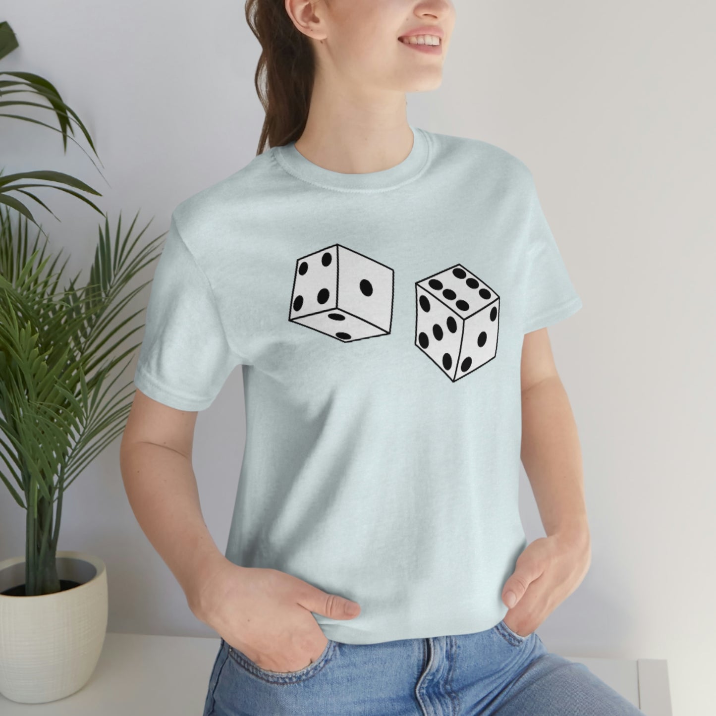 Dice Roll Unisex Jersey Short Sleeve Tee