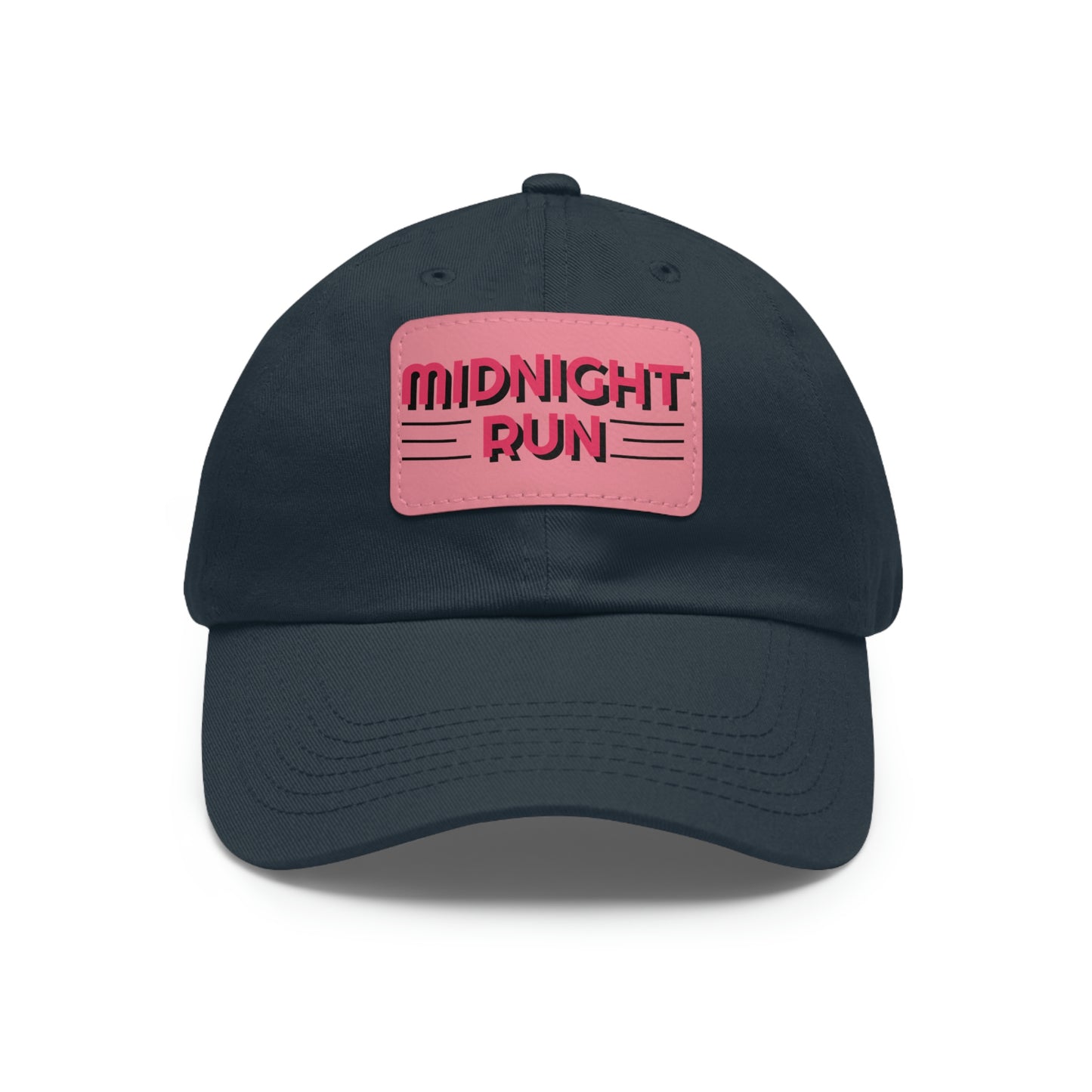Midnight Run Dad Hat with Leather Patch