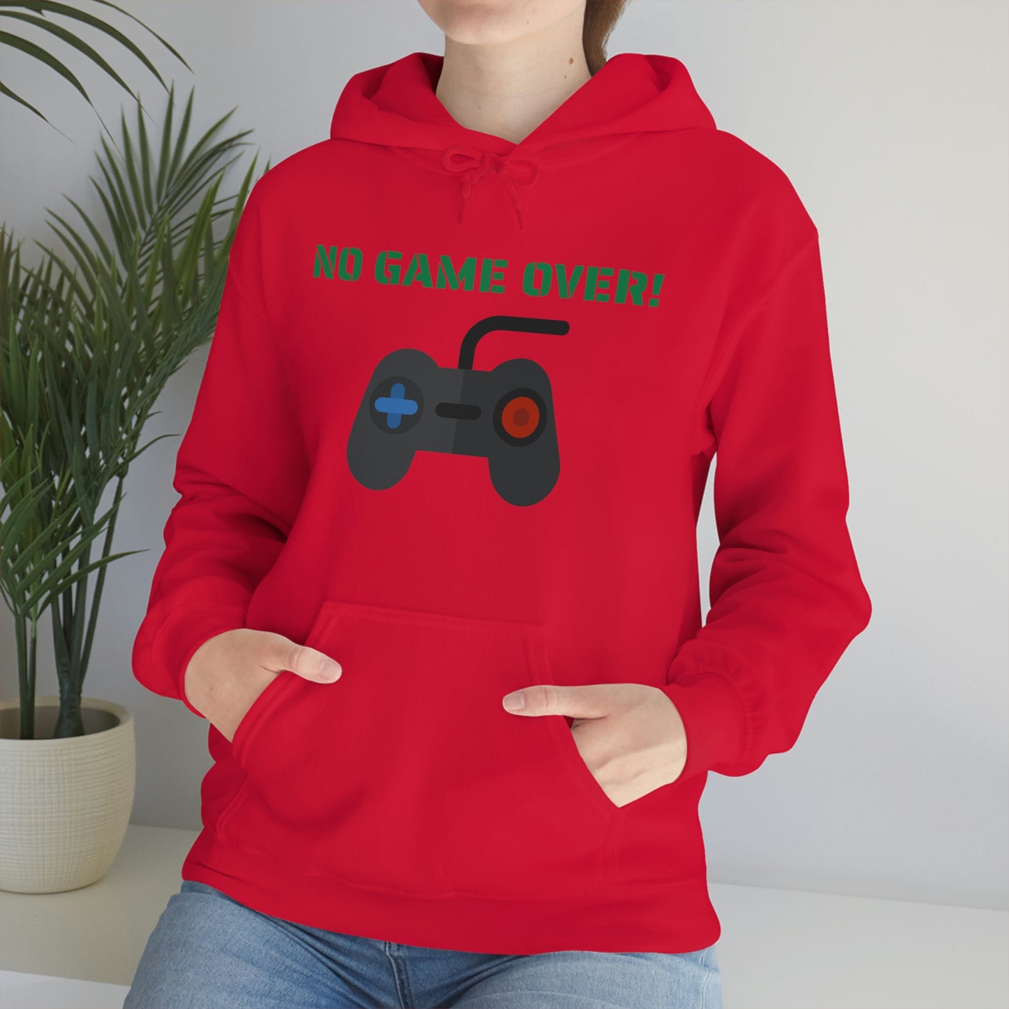 No Game Over! Unisex Hooded Sweatshirt