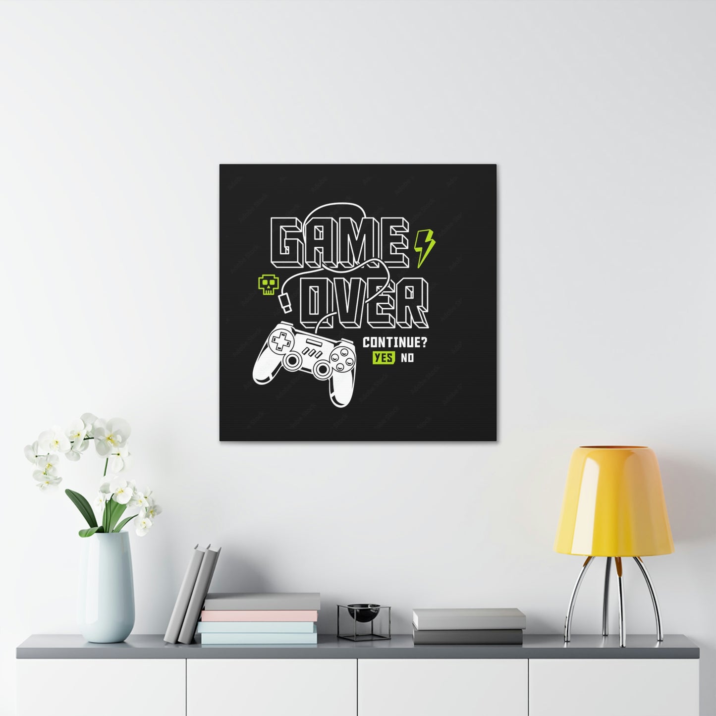 Game Over Canvas Gallery Wraps