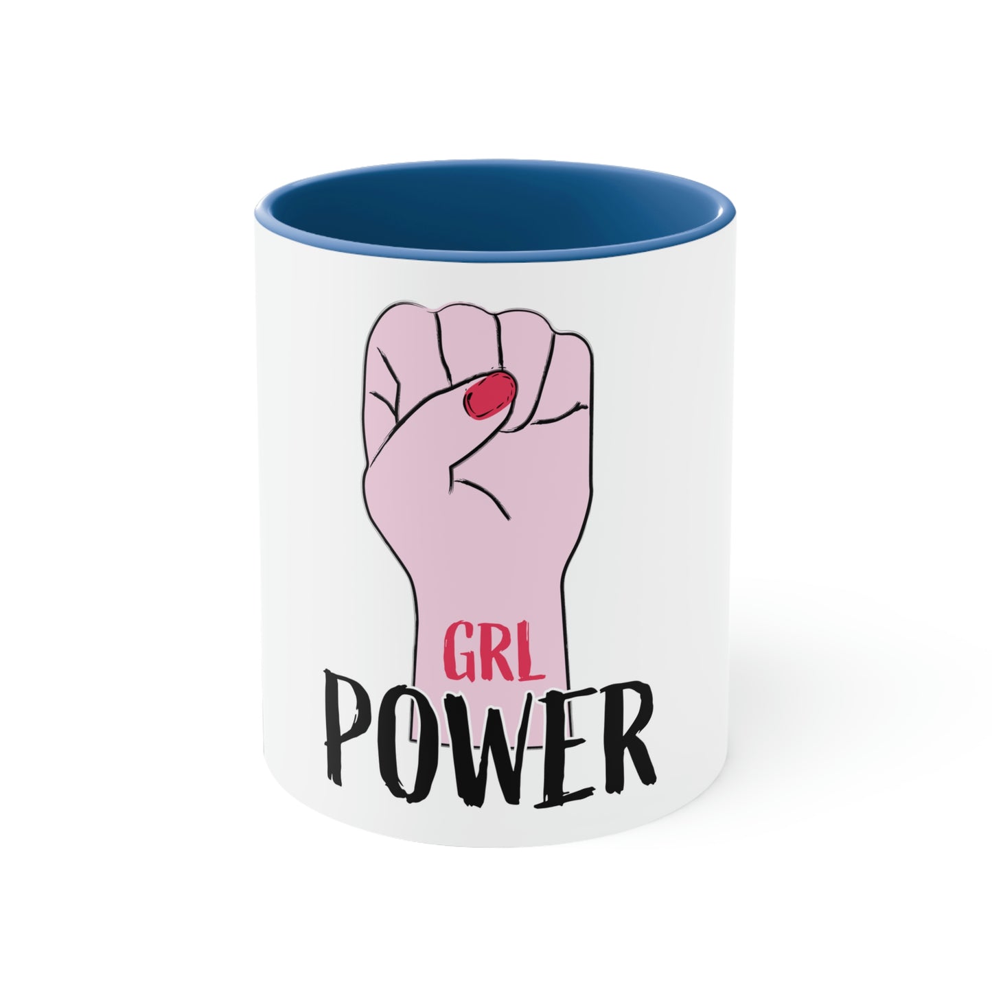 Grl Power Accent Coffee Mug, 11oz
