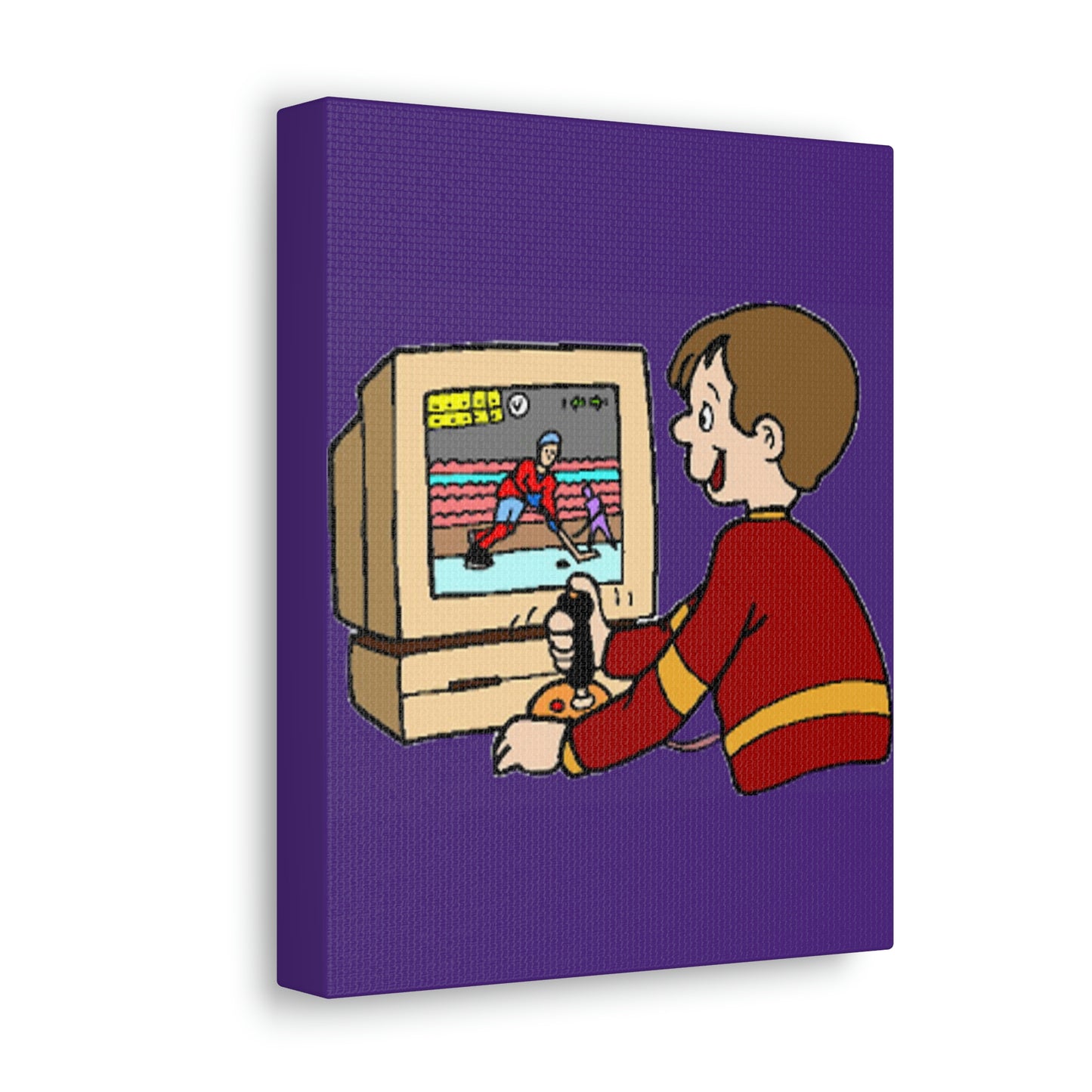 Old School Gamer Canvas Gallery Wraps