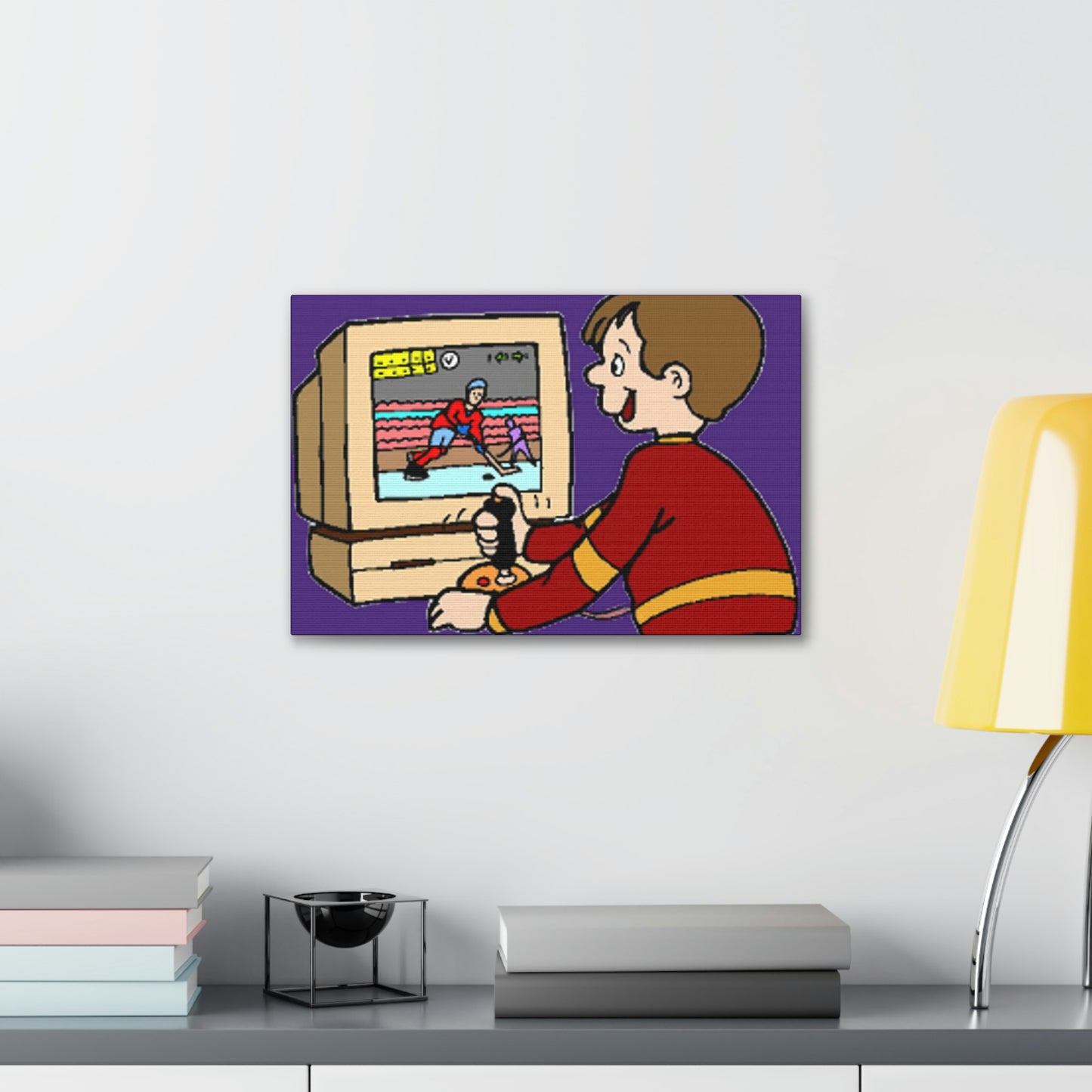 Old School Gamer Canvas Gallery Wraps