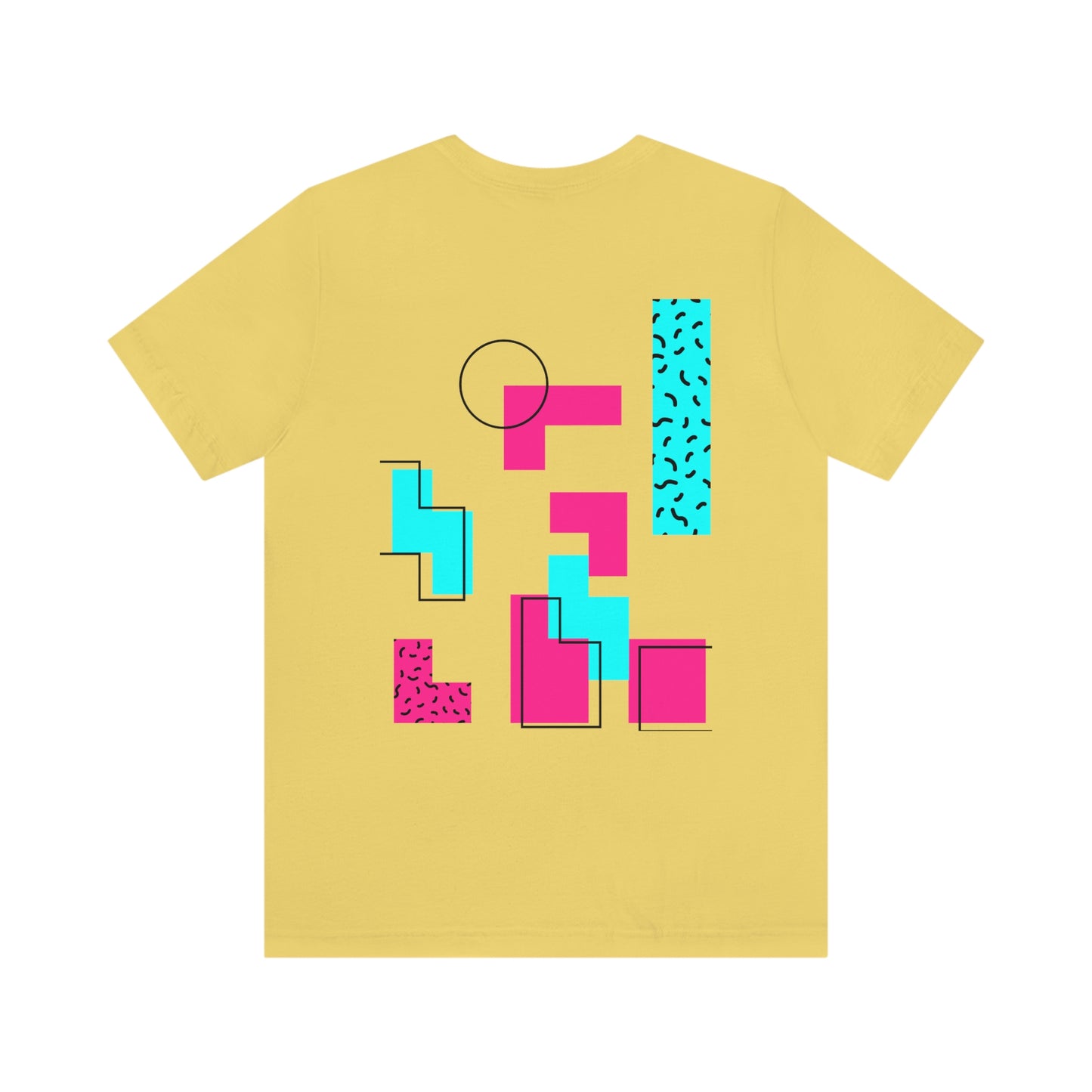 Hearts 8 Bit Style Unisex Jersey Short Sleeve Tee