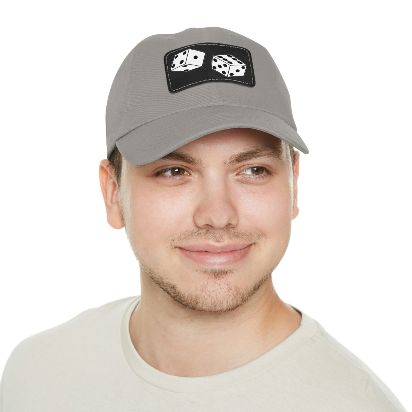 Dice Roll Dad Hat with Leather Patch