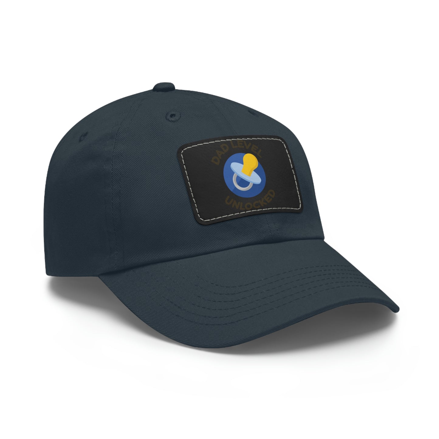 Dad Level Unlocked Dad Hat with Leather Patch