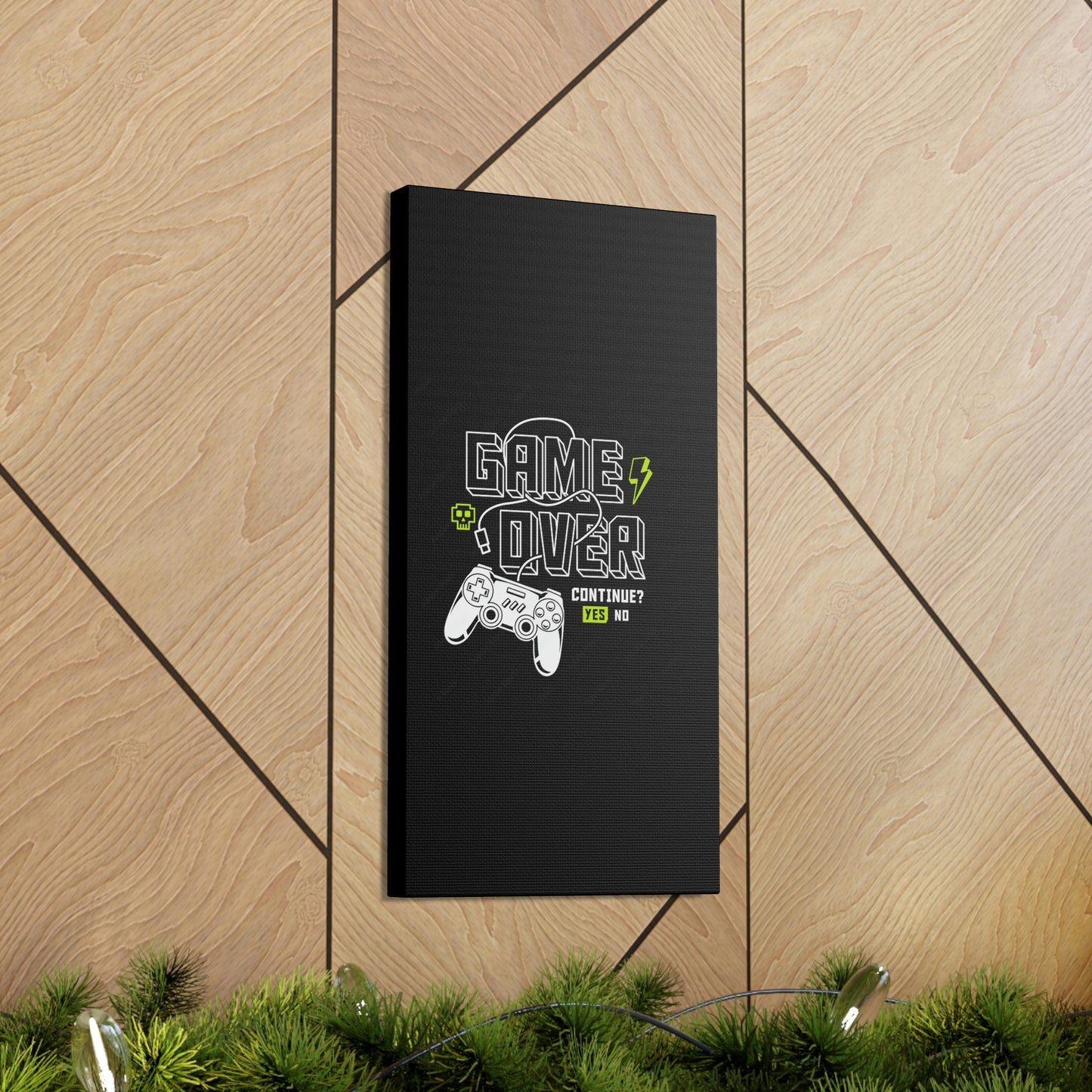 Game Over Canvas Gallery Wraps