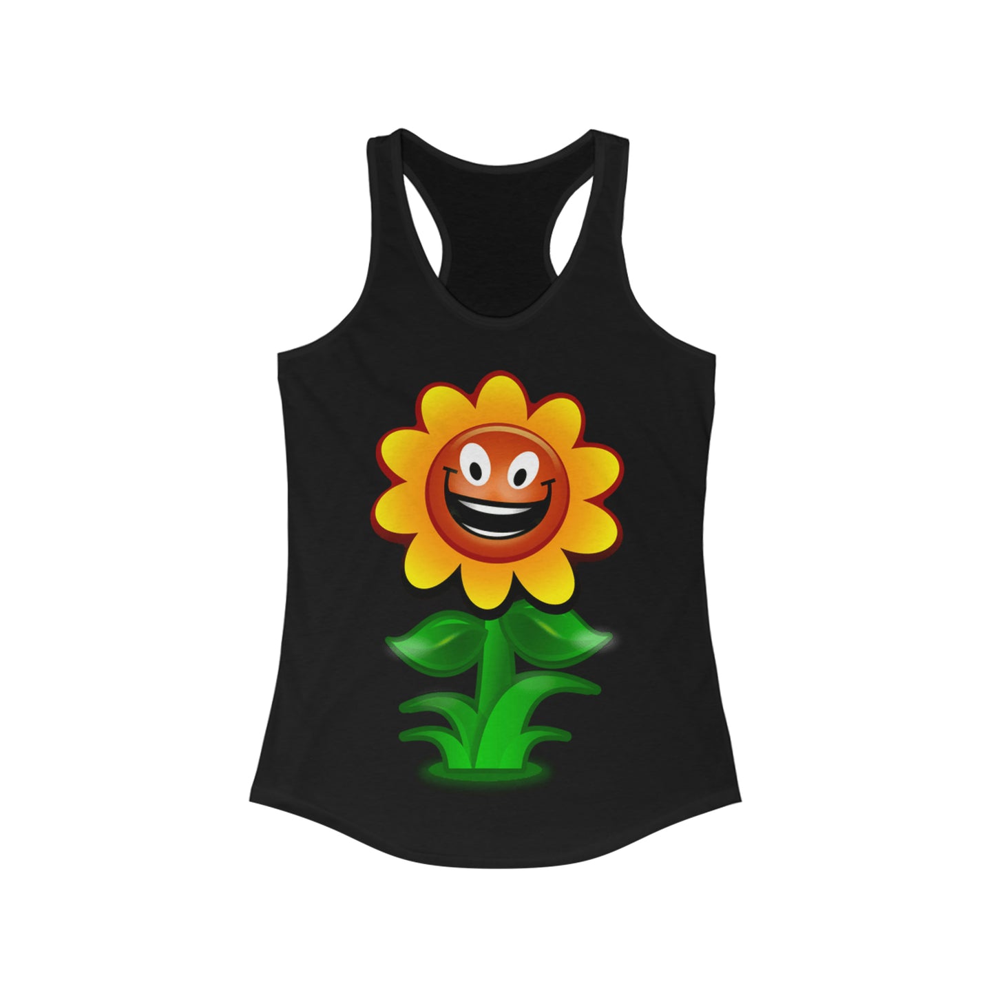Video Game Style Flower Women's Ideal Racerback Tank