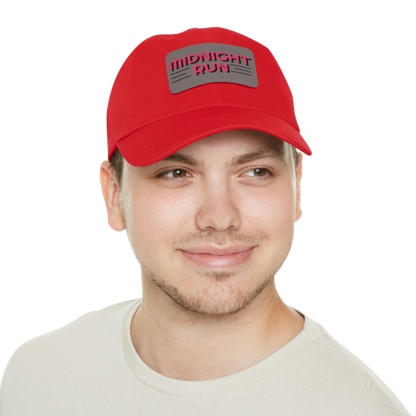 Midnight Run Dad Hat with Leather Patch