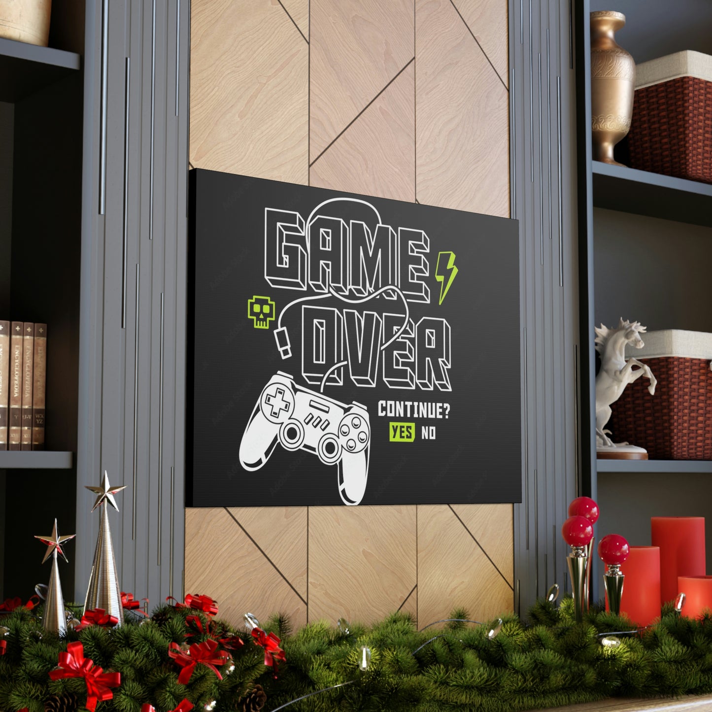 Game Over Canvas Gallery Wraps