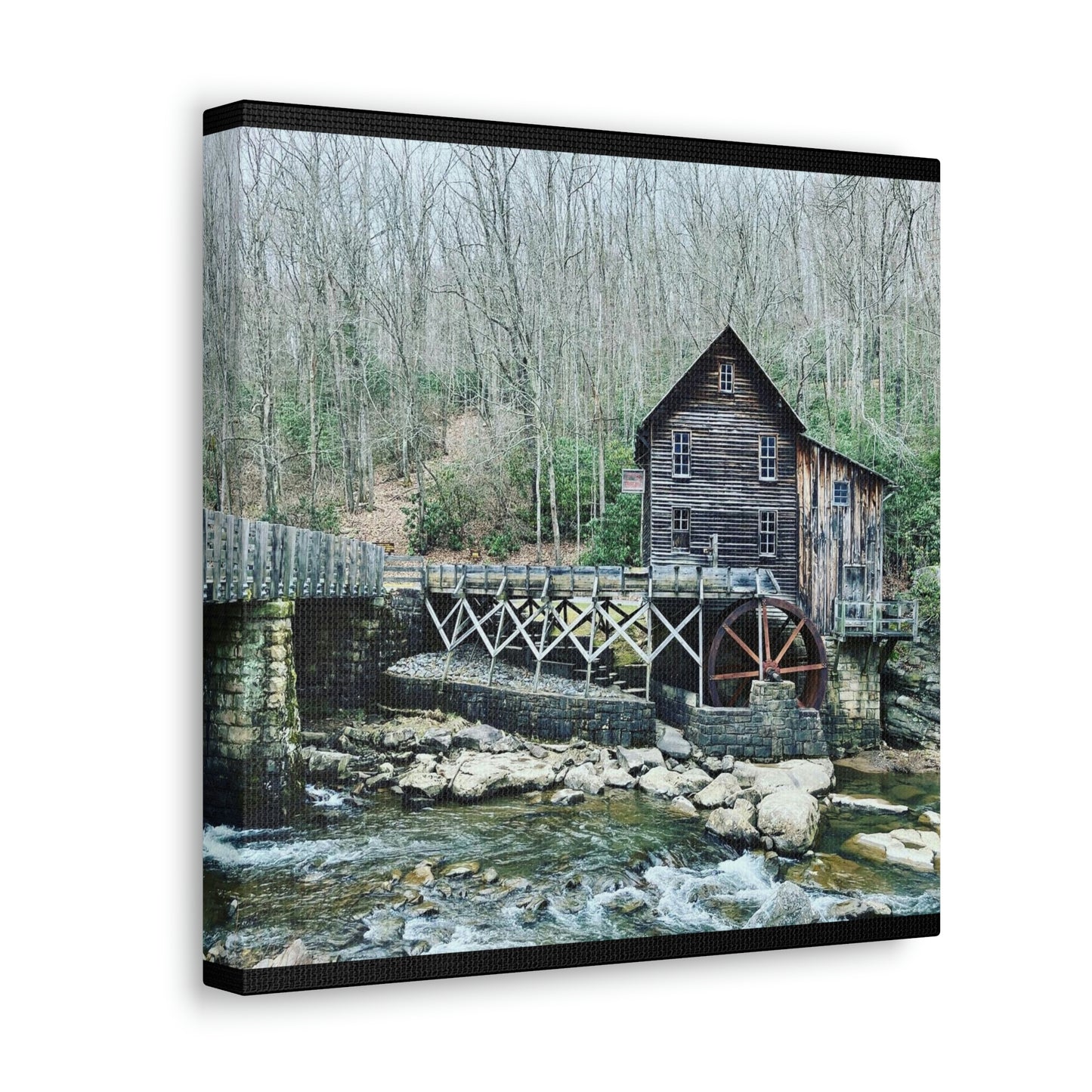 Grist Mill Scenic Canvas Gallery Wraps