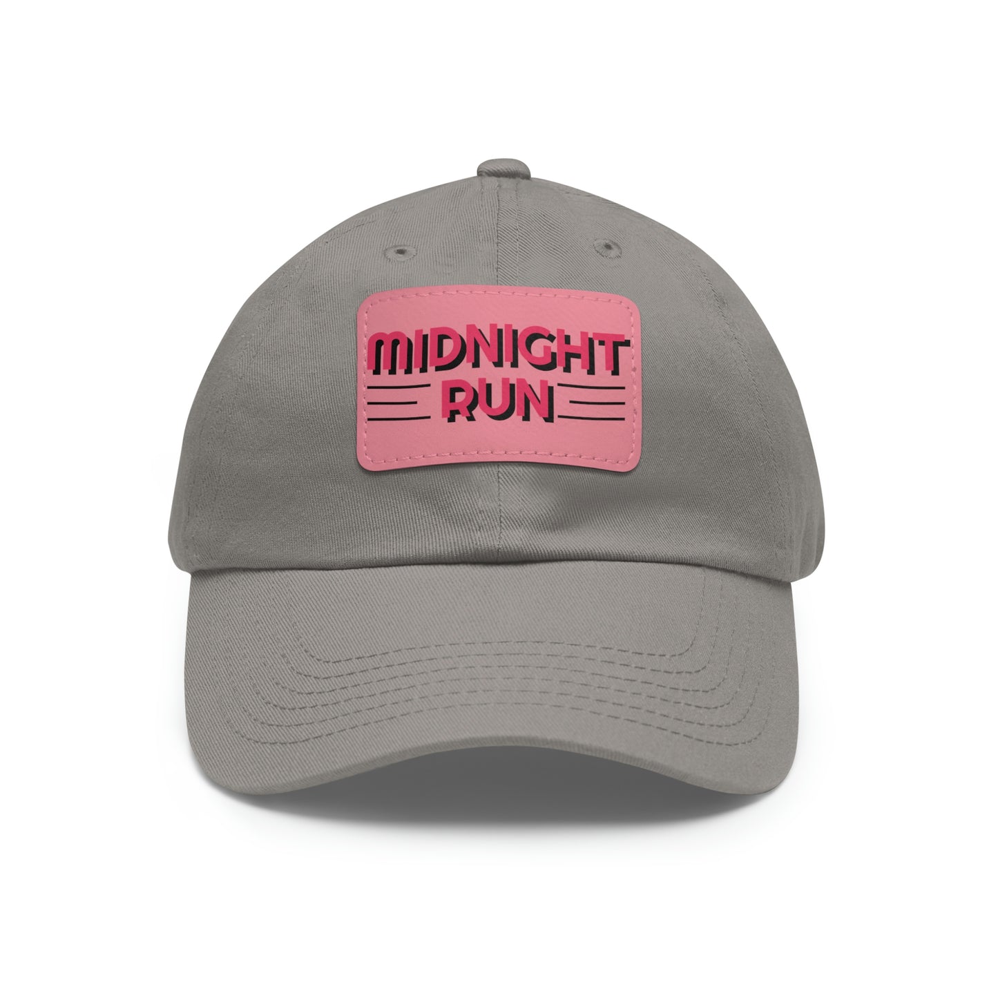 Midnight Run Dad Hat with Leather Patch
