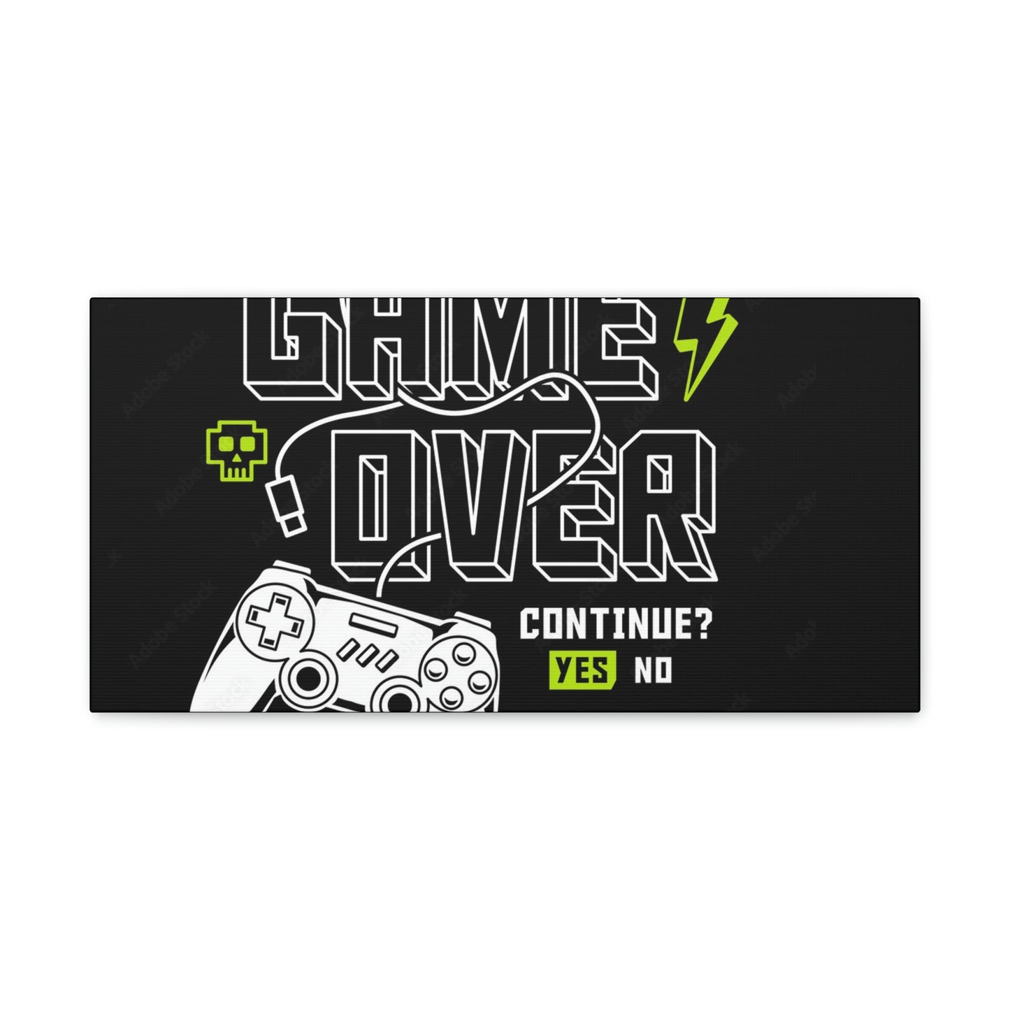 Game Over Canvas Gallery Wraps