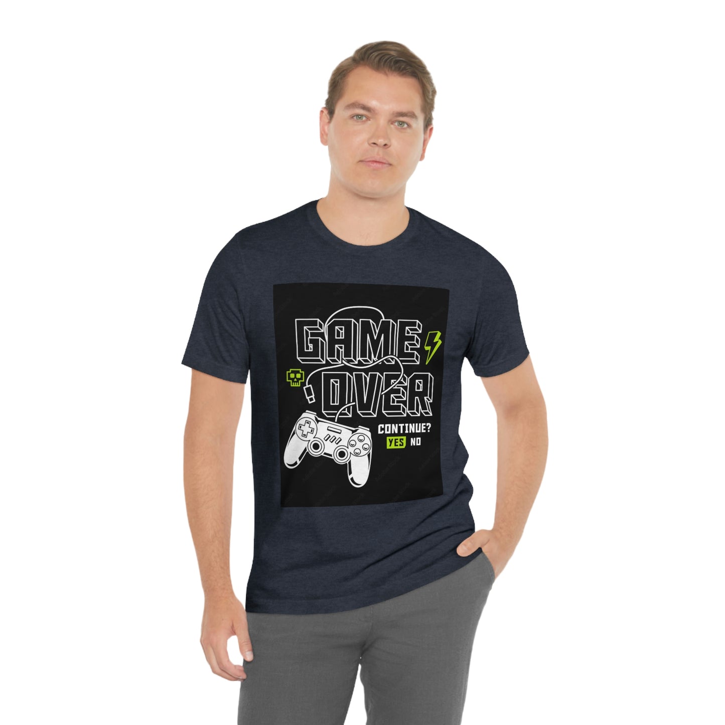 Game Over Unisex Jersey Short Sleeve Tee