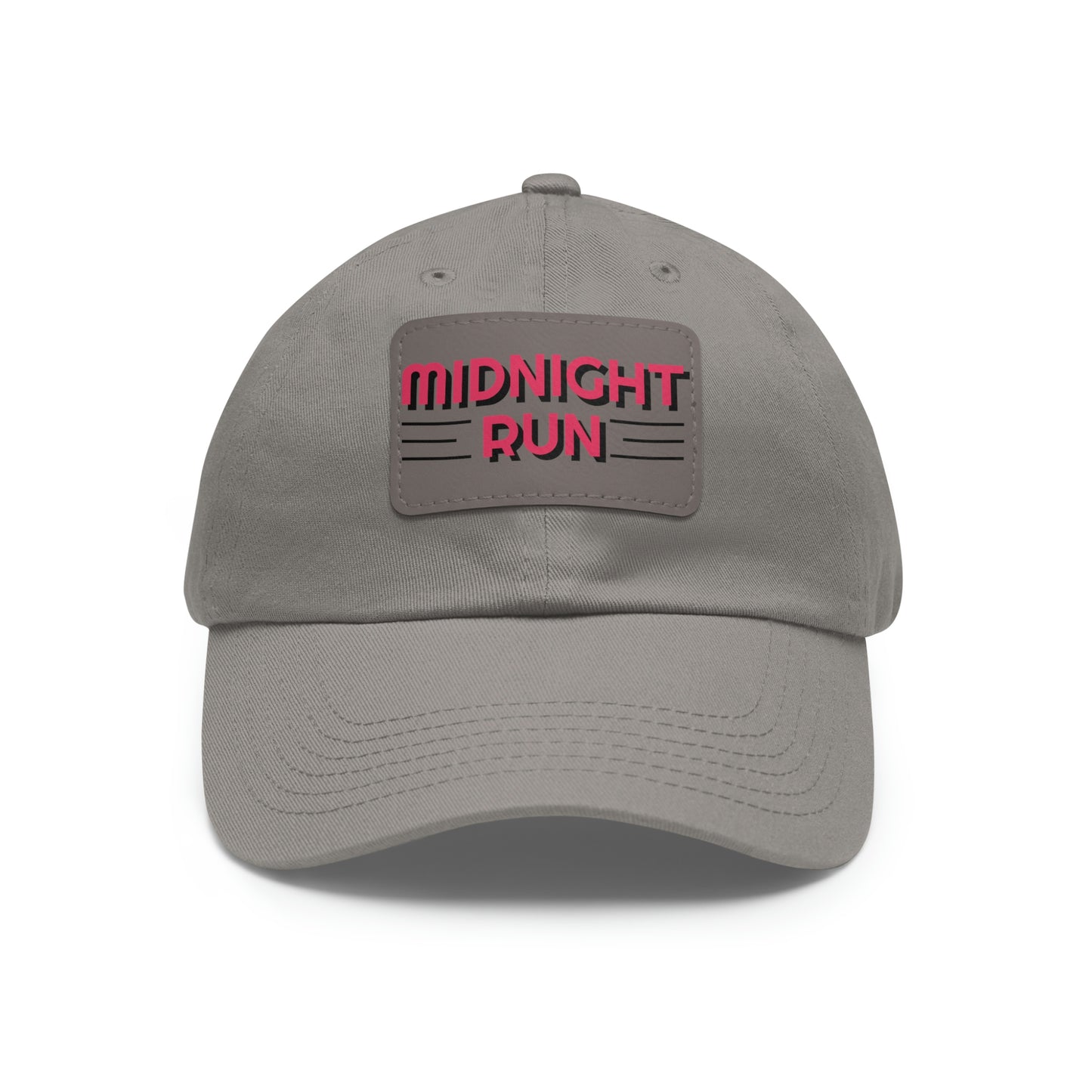 Midnight Run Dad Hat with Leather Patch