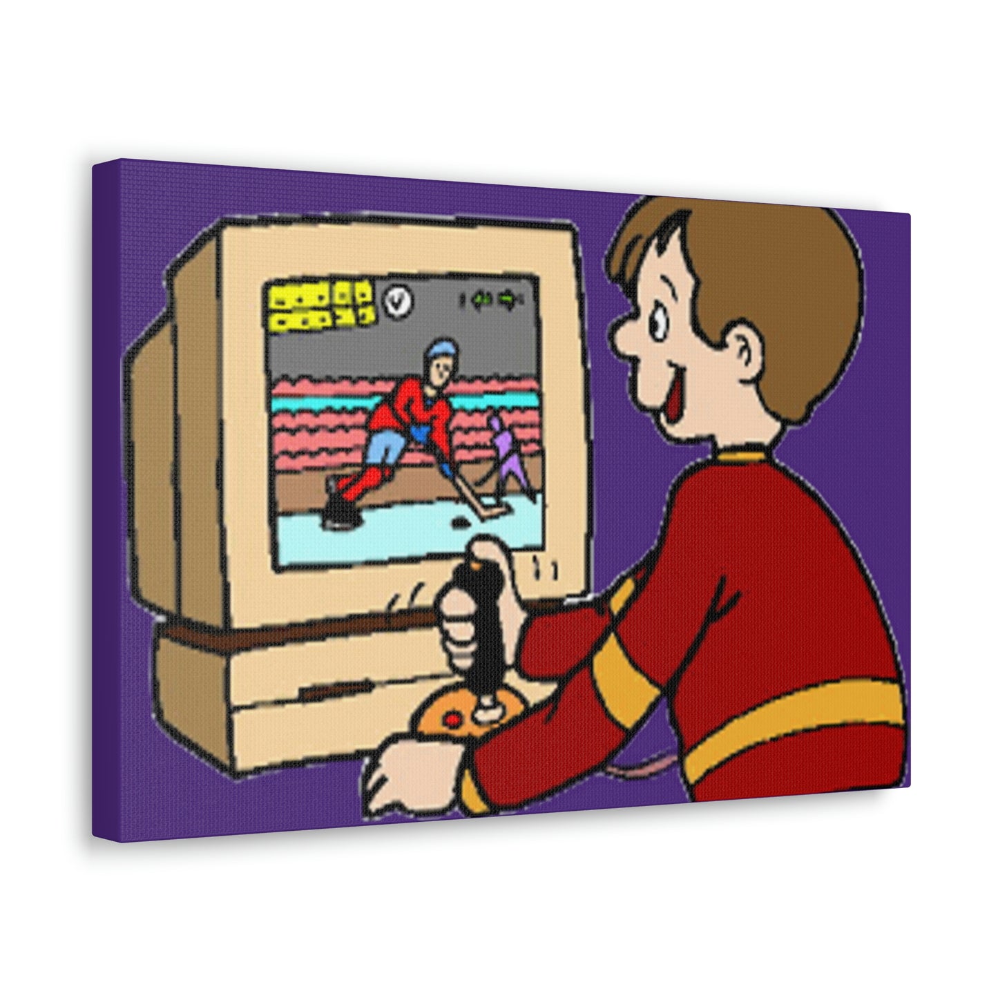 Old School Gamer Canvas Gallery Wraps