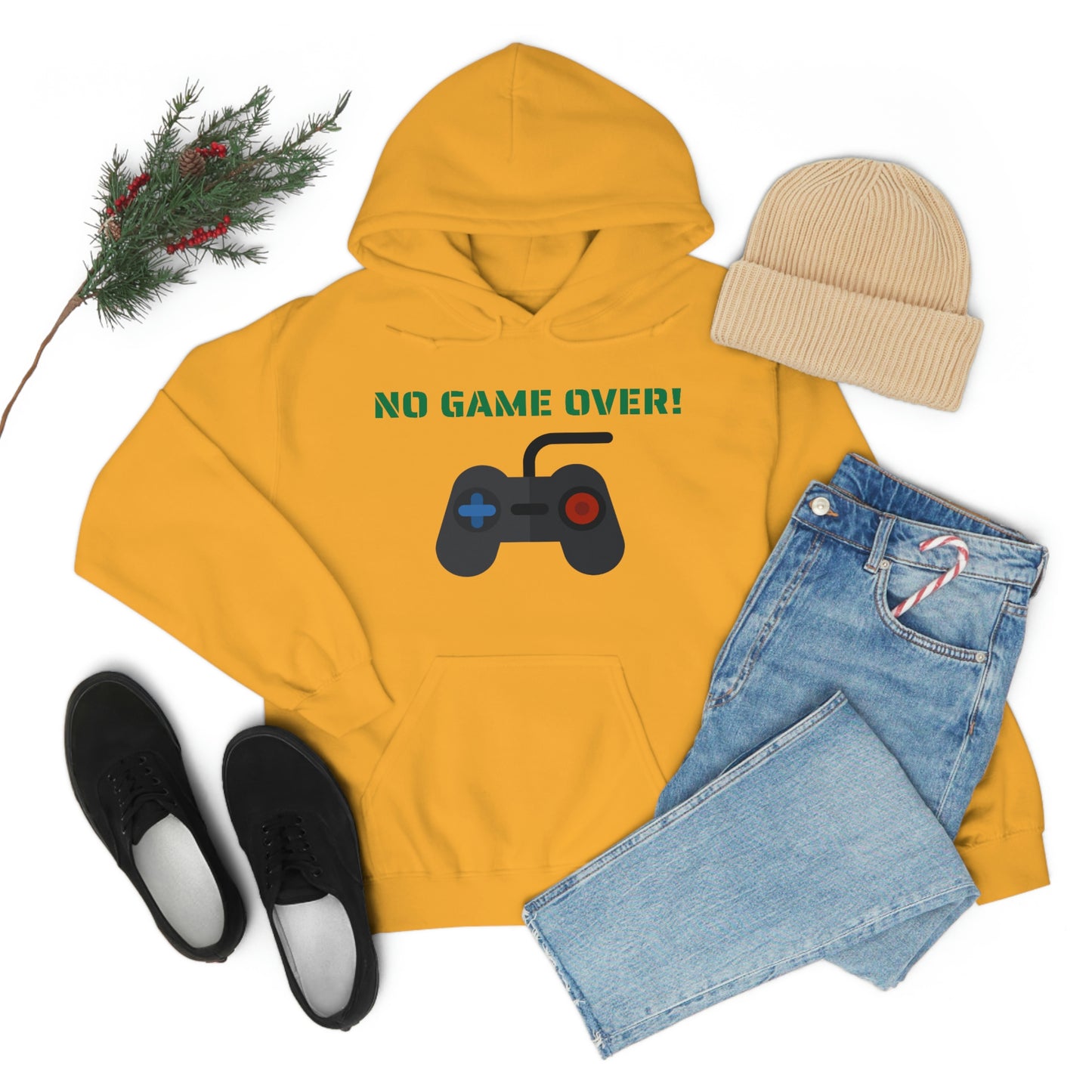 No Game Over! Unisex Hooded Sweatshirt
