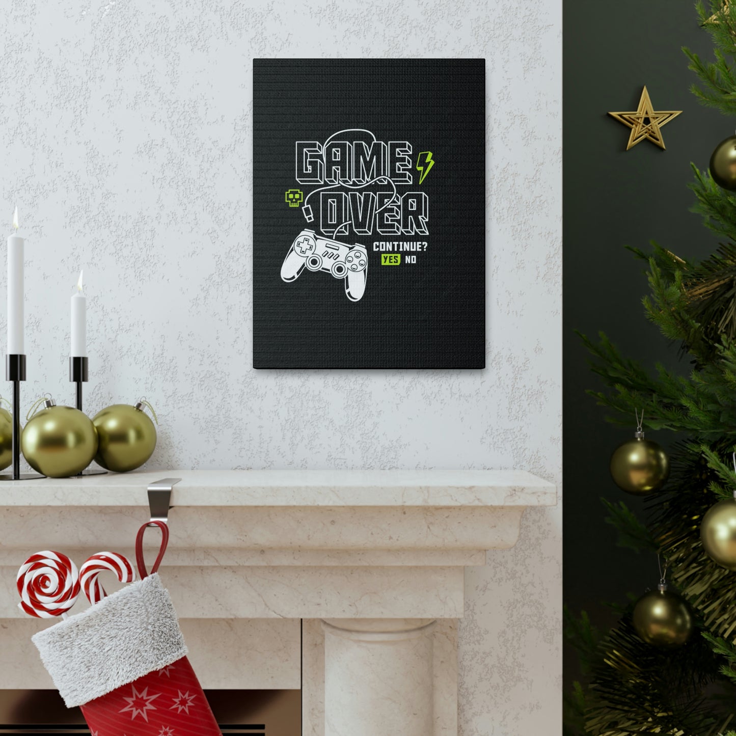 Game Over Canvas Gallery Wraps
