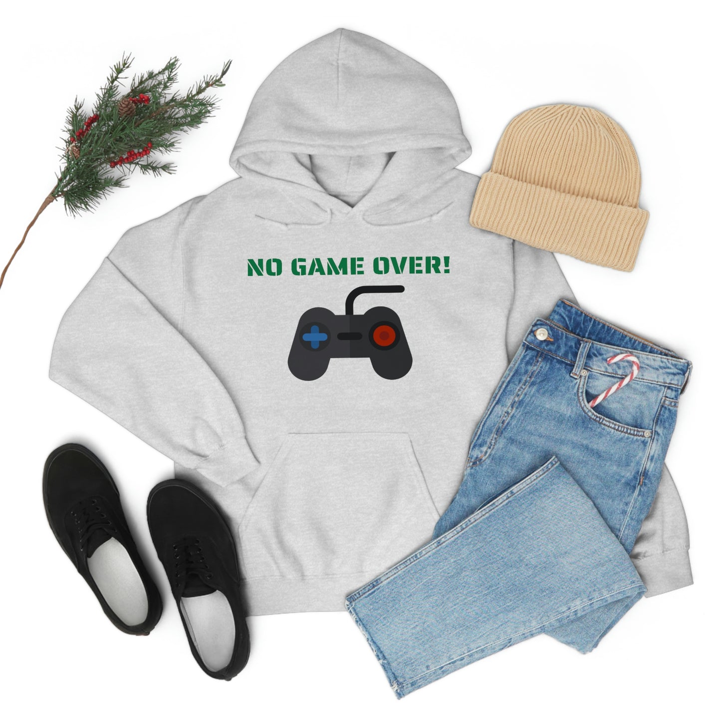 No Game Over! Unisex Hooded Sweatshirt