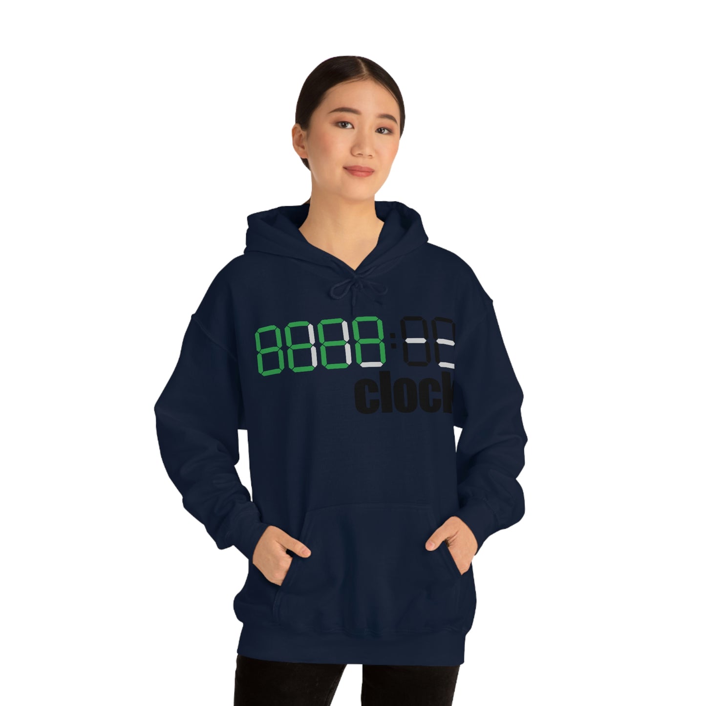 Beer on Clock Unisex Hooded Sweatshirt