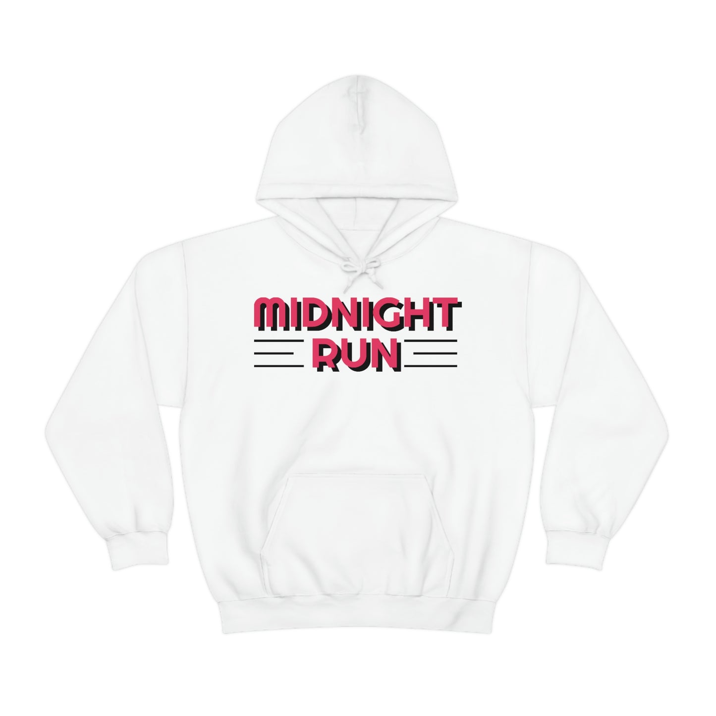 Midnight Run Retro Style Unisex Hooded Sweatshirt