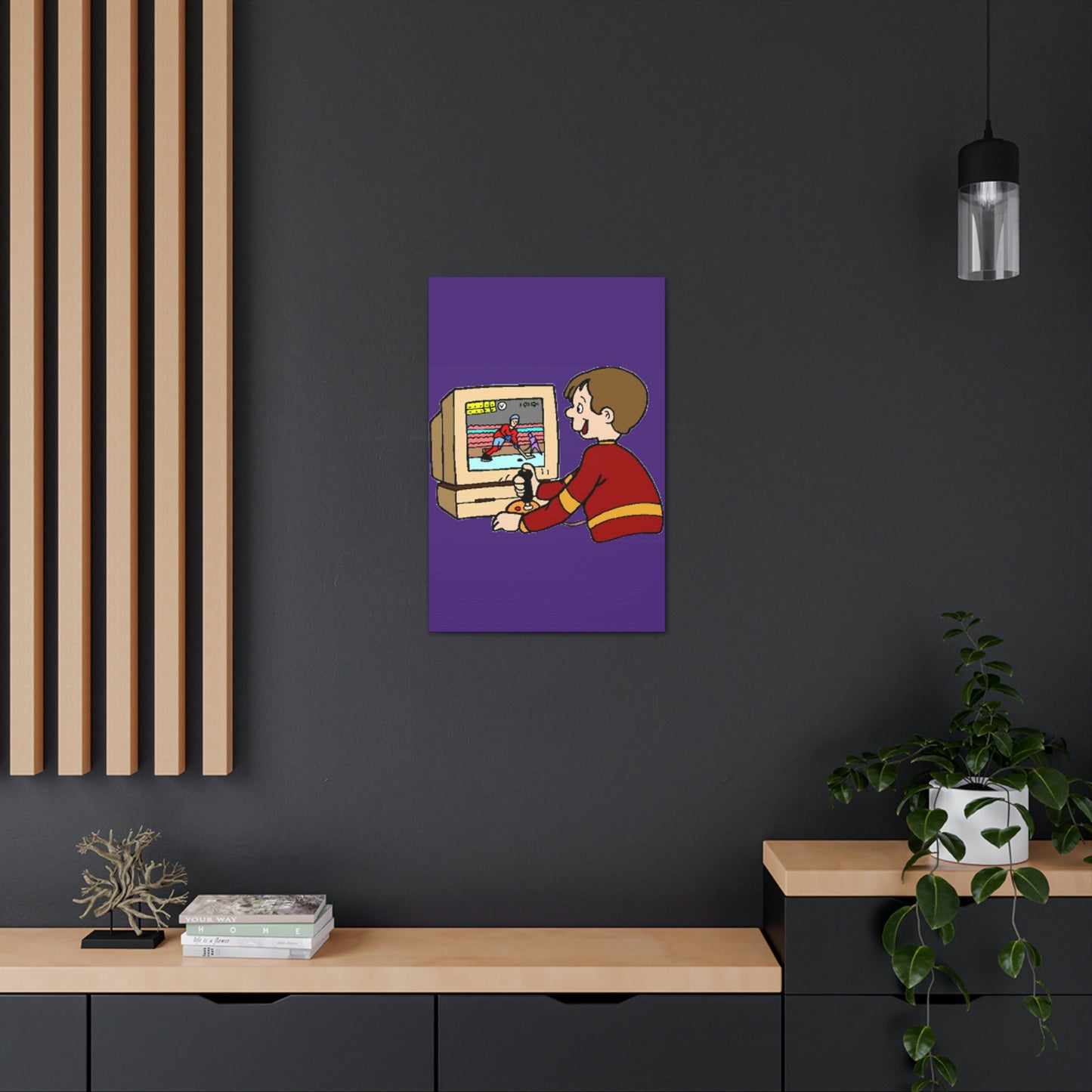 Old School Gamer Canvas Gallery Wraps