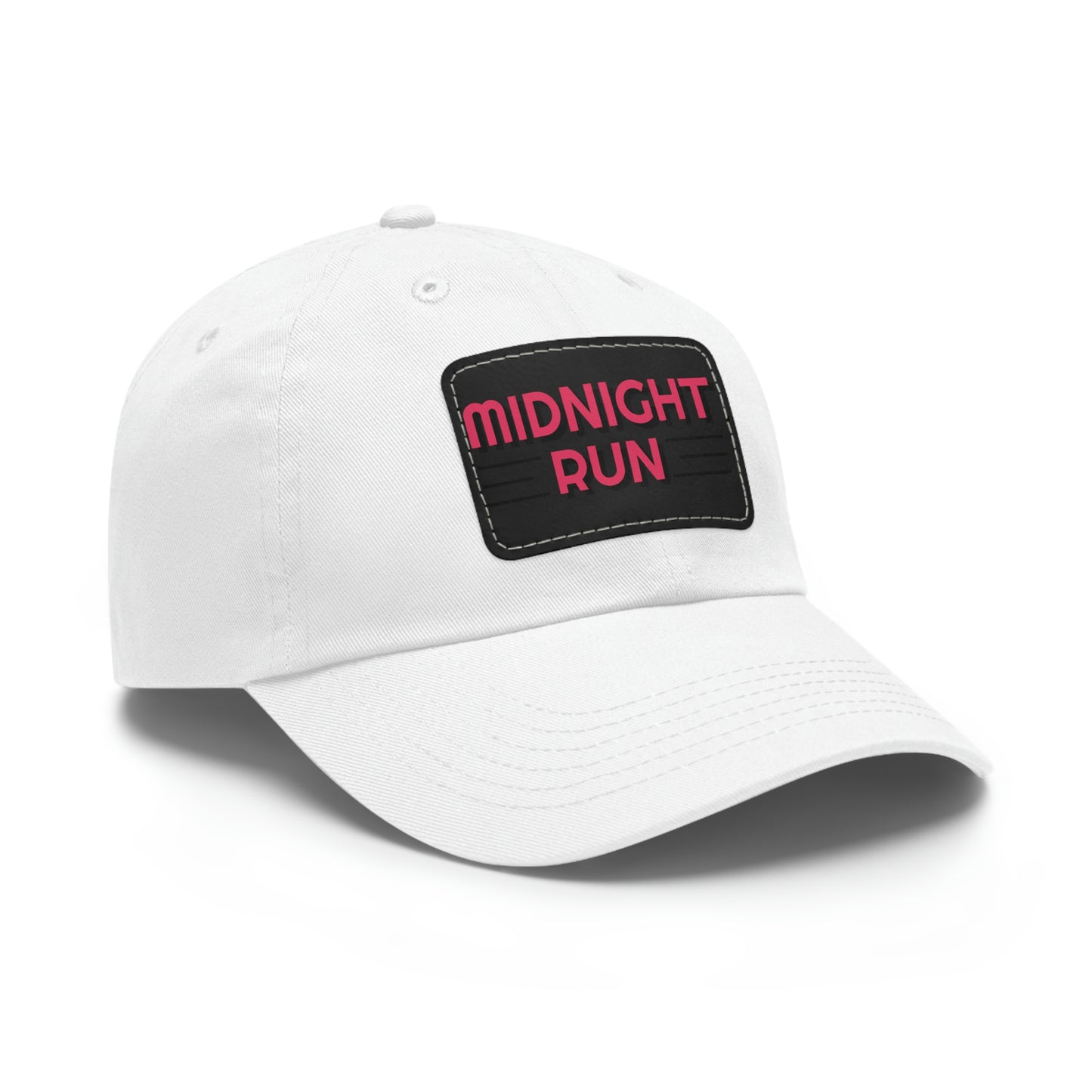Midnight Run Dad Hat with Leather Patch