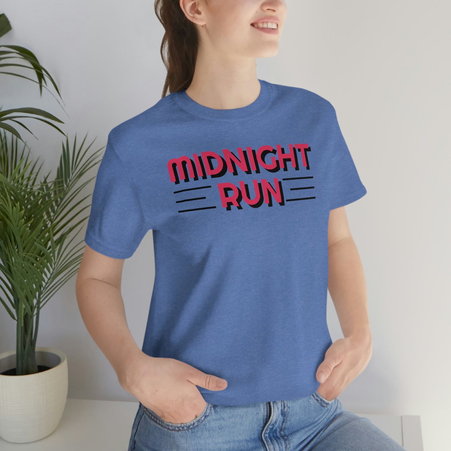 Midnight Run Unisex Jersey Short Sleeve Tee