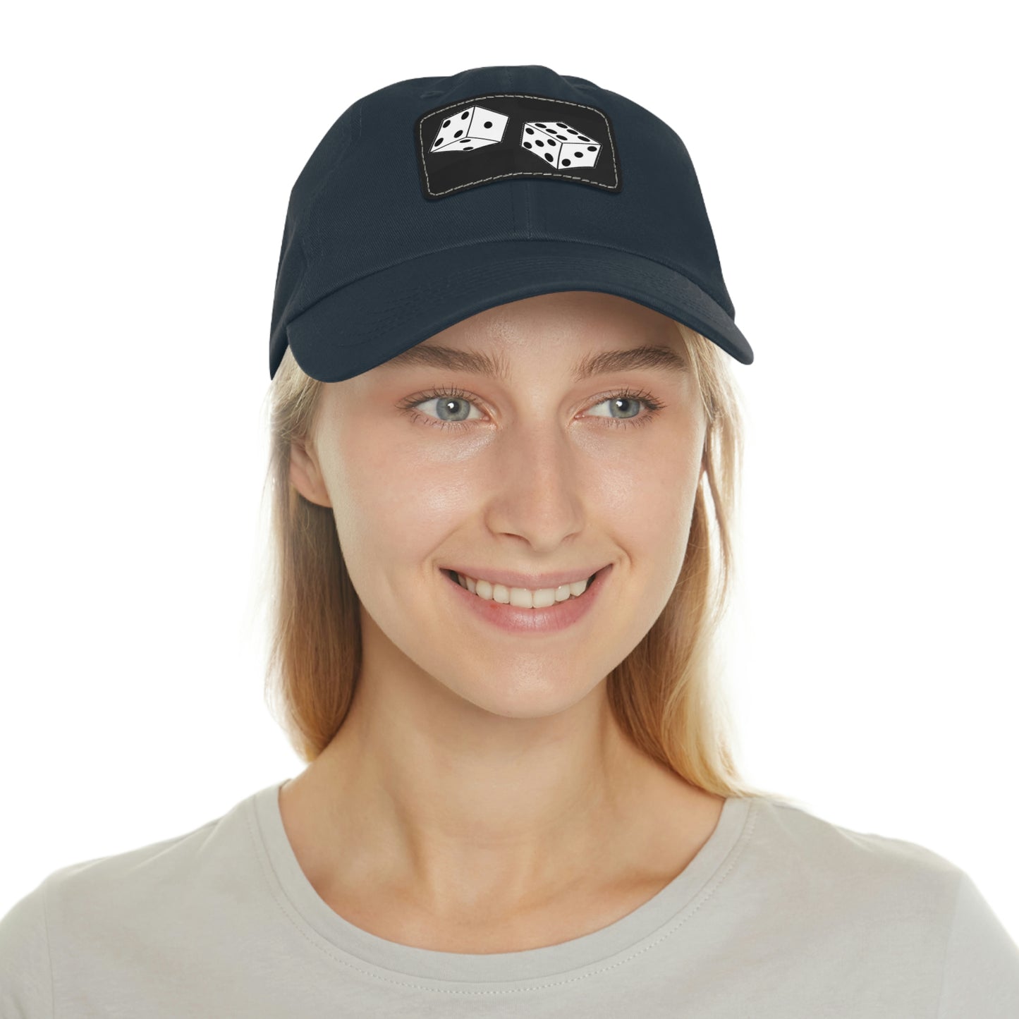 Dice Roll Dad Hat with Leather Patch