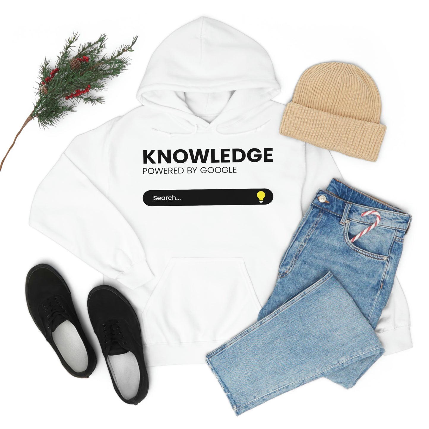 Knowledge Powered By Google Unisex Hooded Sweatshirt