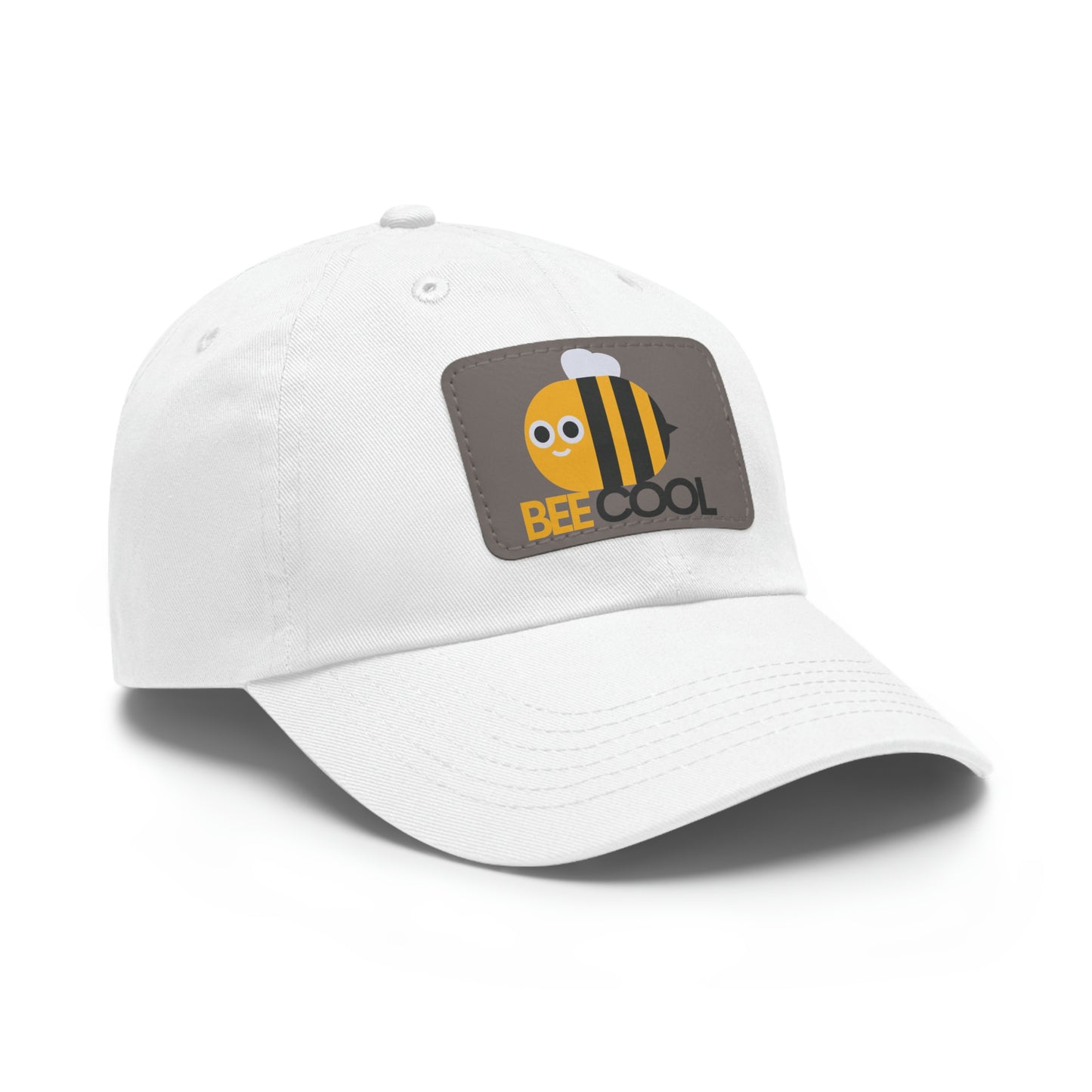 Bee Cool Dad Hat with Leather Patch