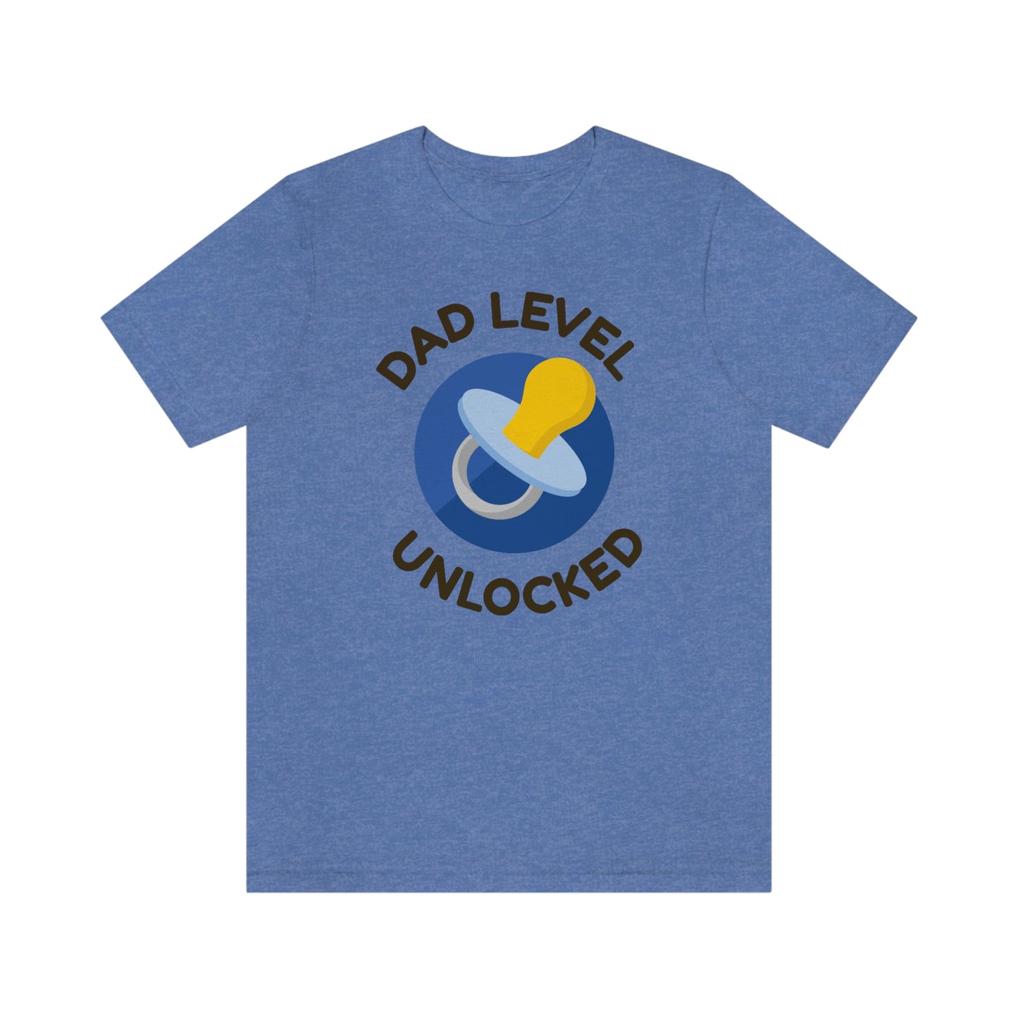 Dad Level Unlocked Unisex Jersey Short Sleeve Tee