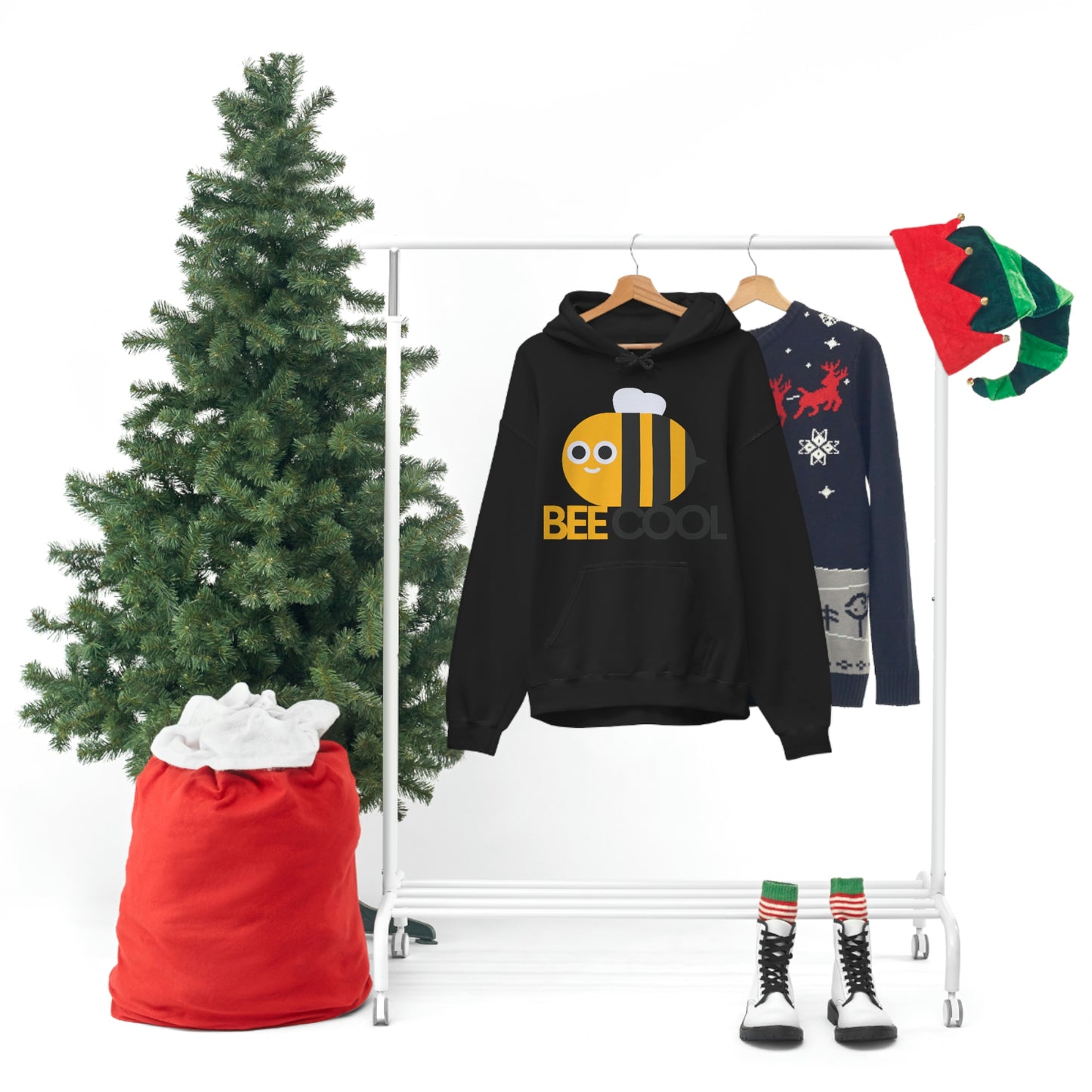 Bee Cool Unisex Hooded Sweatshirt