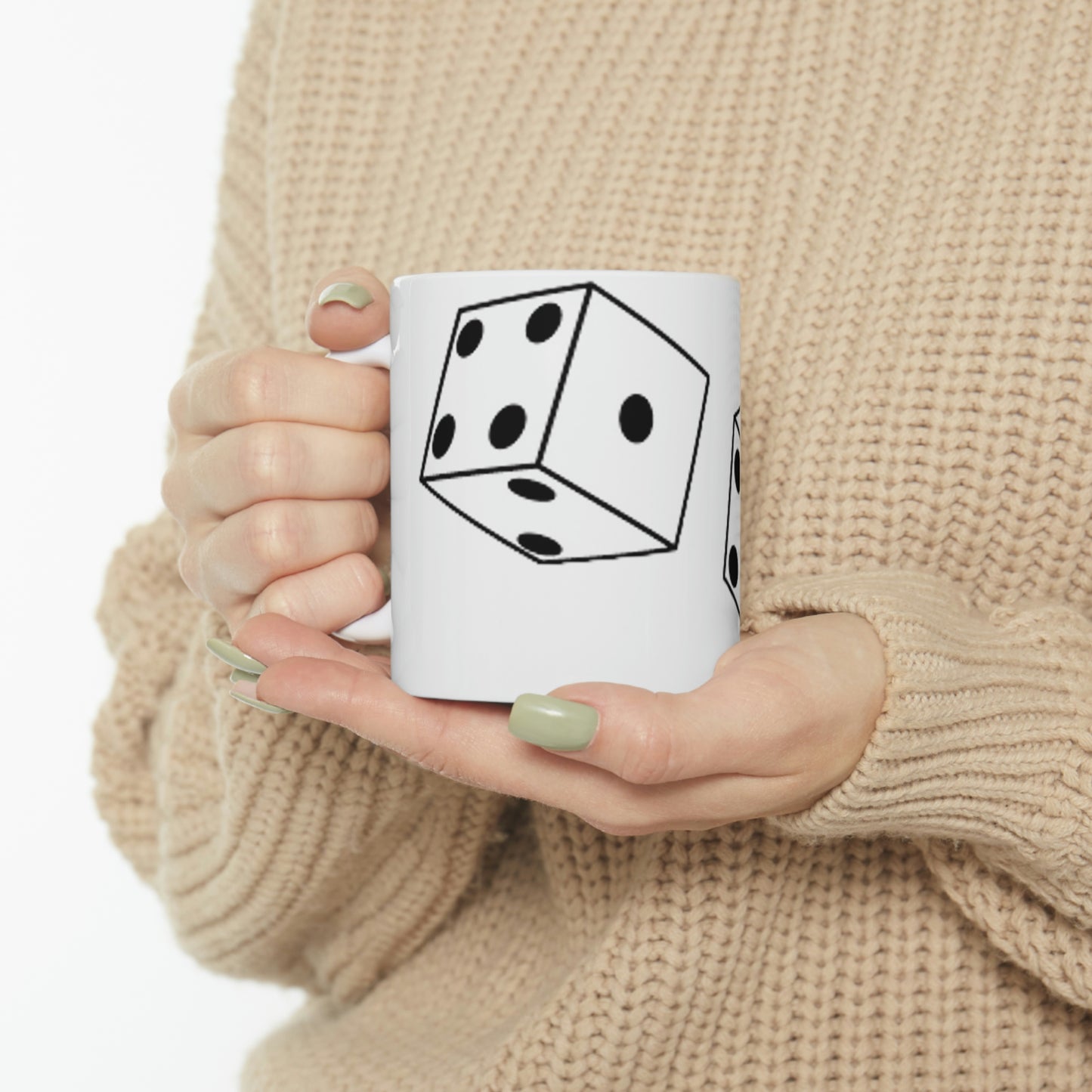 Dice Roll Ceramic Mug 11oz