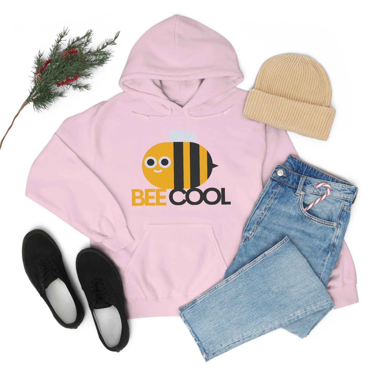 Bee Cool Unisex Hooded Sweatshirt