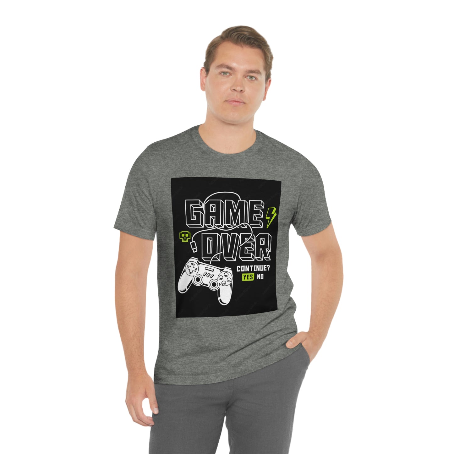 Game Over Unisex Jersey Short Sleeve Tee