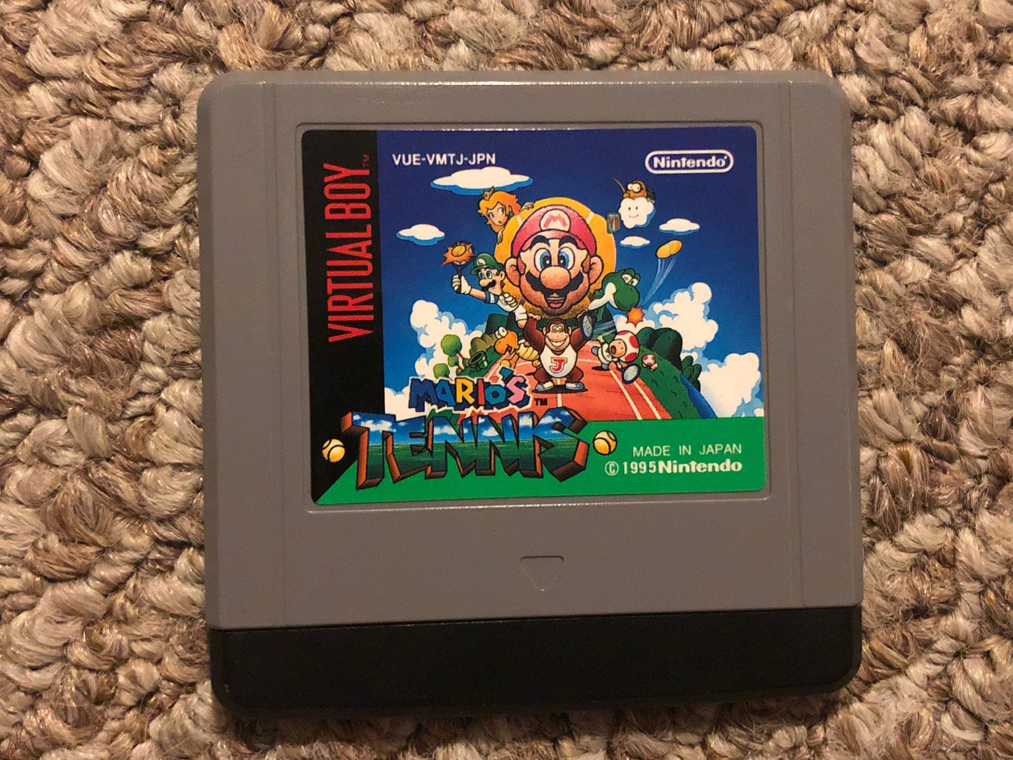 Mario Tennis Japanese Nintendo Virtual Boy Video Game