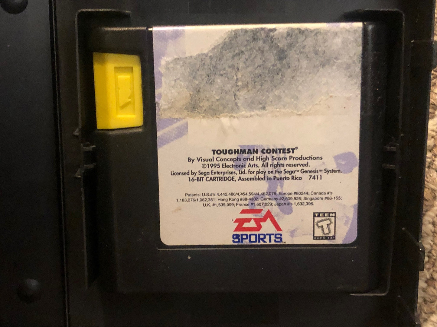 Toughman Contest Sega Genesis Video Game