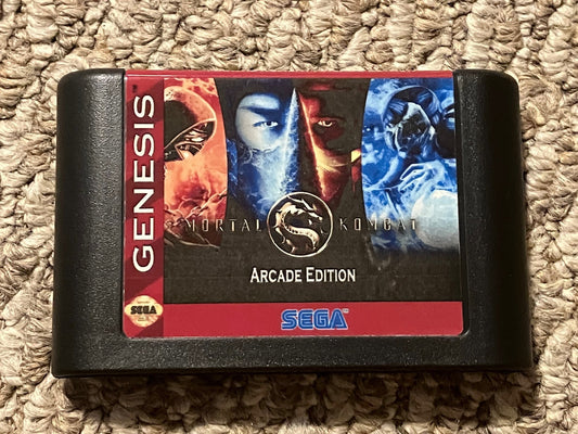 Mortal Kombat Arcade Edition Sega Genesis Video Game