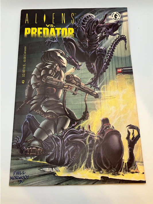 Aliens vs Predator #3 Dark Horse Comic Book