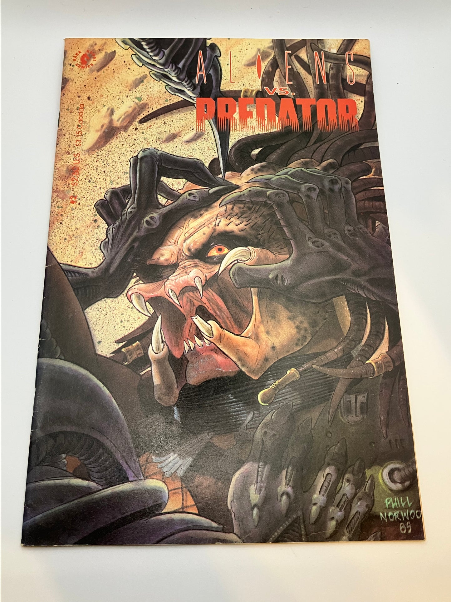 Aliens vs Predator #2 Dark Horse Comic Book