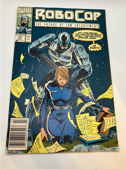 Robocop #17 Marvel Comic Book