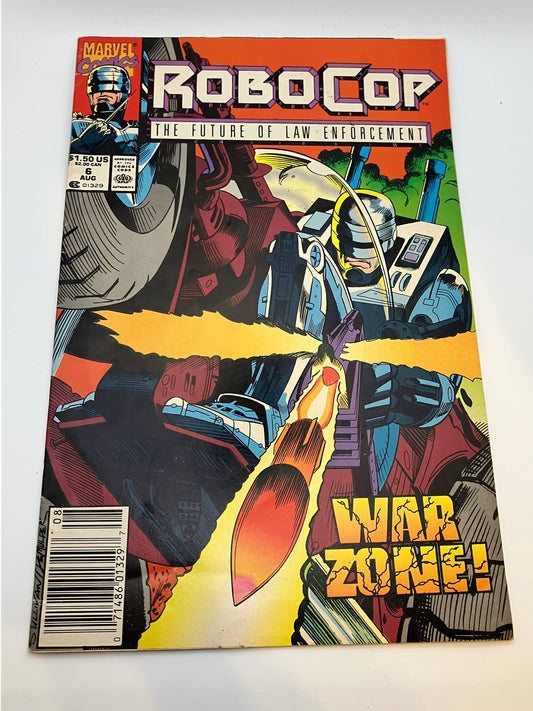 Robocop #6 Marvel Comic Book